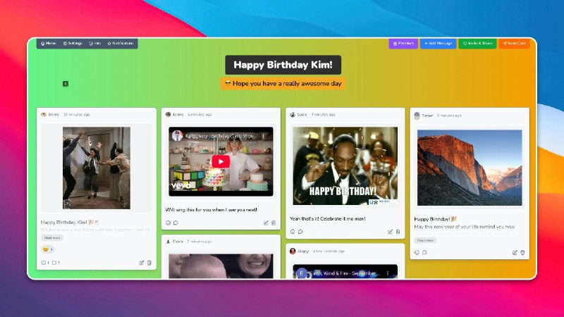 4. Kardy标语：有史以来最有趣的小组卡片（包括拼写错误哦）注：“funnest”是不规范用法，正确的最高级形式一般是“the most fun” 