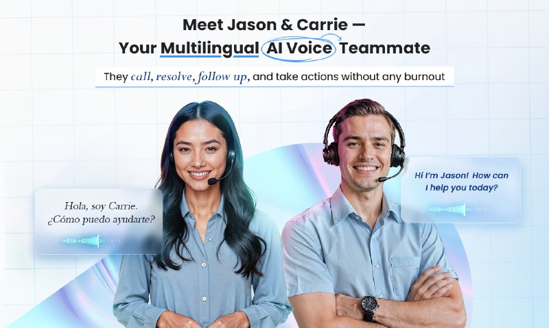 3. Peakflo AI Voice Agents标语：能大规模自动处理商务电话的类人人工智能介绍：来认识一下Peakflo的人工智能语音客服吧！它们就像你的团队成员，有着和人类相似的表现，而且可以根据需求灵活增减数量，随时待命