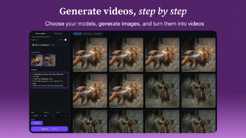 5. Prism Videos标语：一个用于生成和编辑人工智能视频的统一工作空间