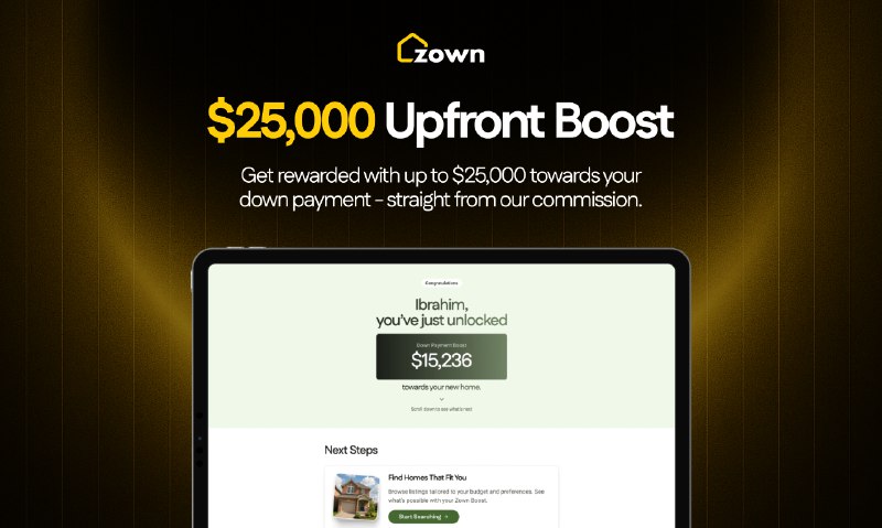 PH今日热榜 | 2025-06-011. Zown标语：由人工智能驱动的购房平台介绍：Zown 是唯一一款由人工智能驱动的端到端购房平台，它能自动完成购房能力评估、预审批、筛选优质房源，还能预测出价成功率