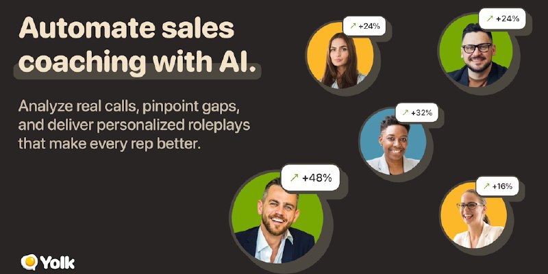 Yolk: From call analysis to roleplay coaching, automated by AI. | Product Hunt
