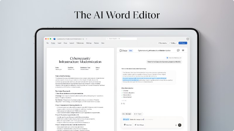 2. Doco标语：适用于微软 Word 的光标工具解释：“Cursor”常见释义为“光标”，“for Microsoft Word”表示“适用于微软 Word” ，整体意思就是专门用于微软 Word 软件的光标相关工具，这样翻译符合科普杂志或日常对话的表达风格