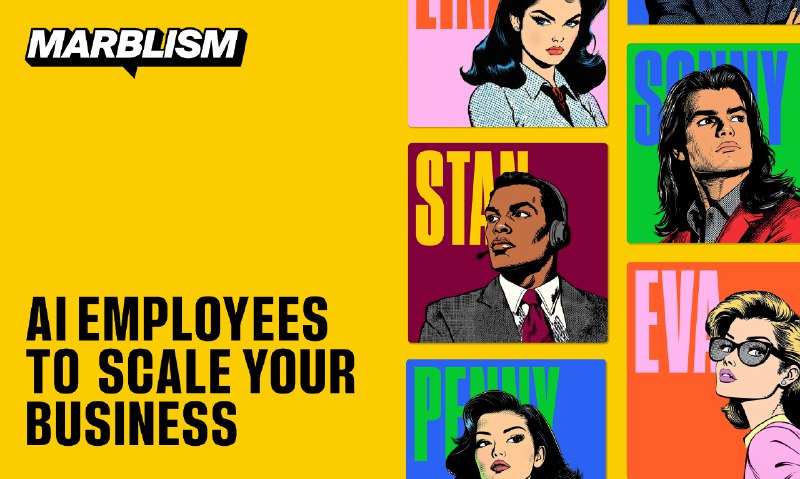 PH今日热榜 | 2025-08-291. Marblism标语：用人工智能“员工”推动企业规模增长这里把“AI Employees”形象地理解为人工智能“员工” ，“scale your business”直译为扩大业务规模，意译为推动企业规模增长，更符合日常对话的表达习惯