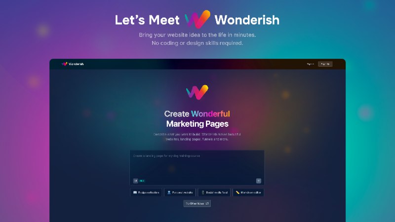 3. Wonderish标语：维布编码公司的可画（注：Canva是一款在线设计平台，Vibe Coding为特定公司名，可根据实际情况调整）介绍：借助Buildbox，我们已经帮助超过100万人制作出了无需代码的游戏