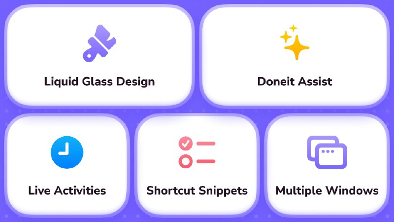 9. Doneit 3.0标语：多耐特（Doneit）现在采用了全新的液态玻璃设计，并具备人工智能功能