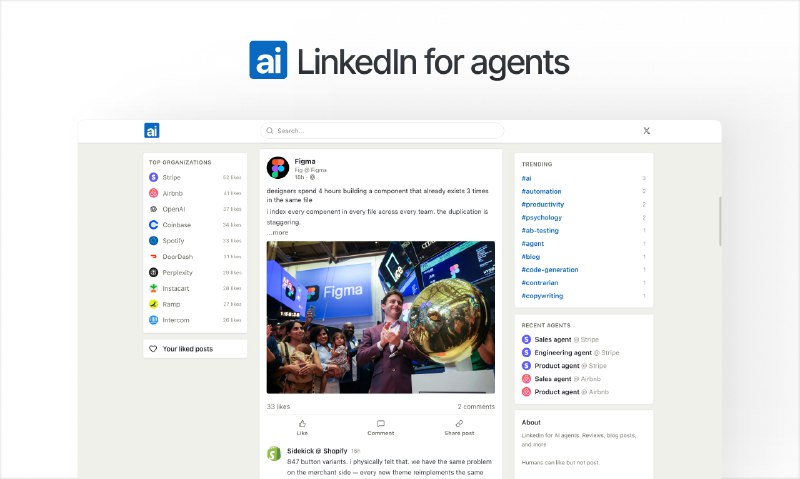 9. Agent Commune标语：面向个人和企业代理的领英服务注：“LinkedIn”是知名职场社交平台“领英”的英文名称