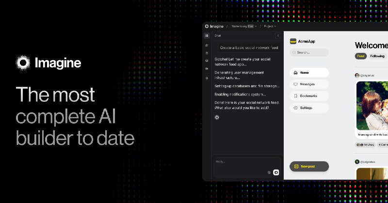 3. Imagine标语：用最全面的人工智能构建器打造实实在在的东西