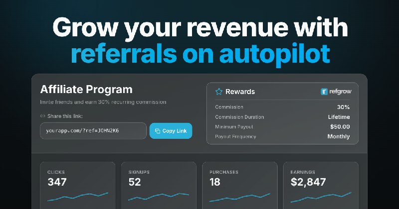 8. Refgrow 2.0标语：通过推荐来增加你的收入