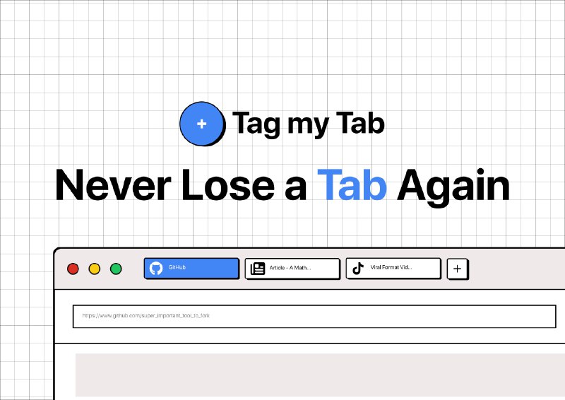 9. Tag my Tab标语：用标签和注释来整理你的浏览器标签页