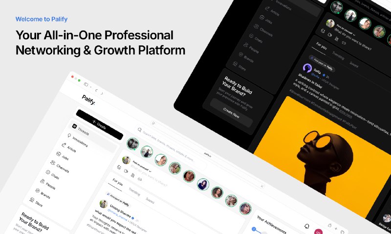 7. Palify 2.0标语：既然发内容既能赚钱又能发展，干嘛还要免费发呢？介绍：Palify 2.0 是一个供创作者分享作品、共同成长并凭借自身技艺赚钱的平台