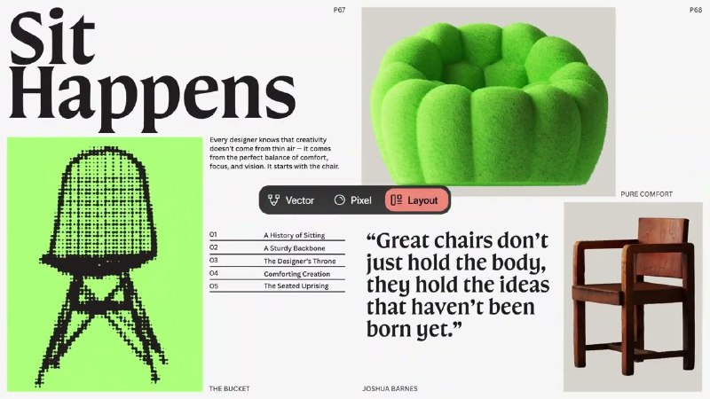 6. Affinity by Canva标语：免费的创意软件，适用于矢量图形、像素图形处理和印刷设计