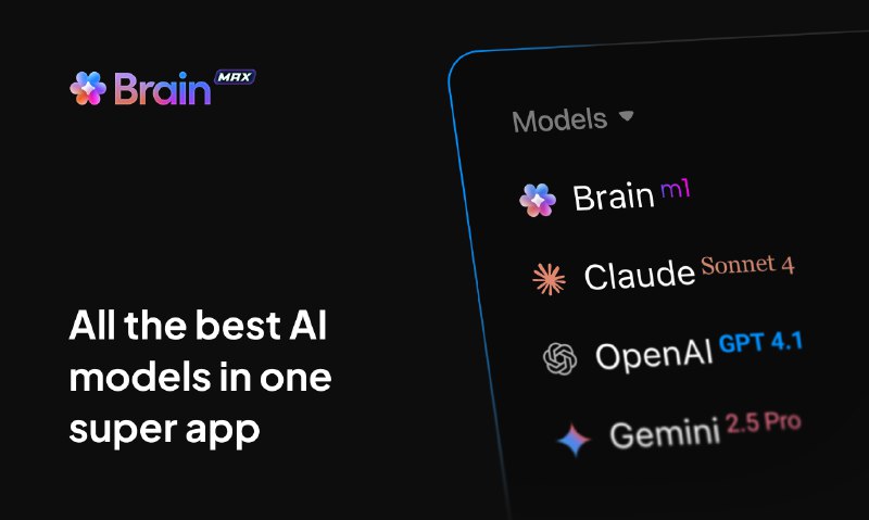 PH今日热榜 | 2025-07-171. Brain MAX by ClickUp标语：一款统御一切的人工智能应用：你的知识储备 + 语音转文字功能介绍：Brain MAX 是 ClickUp 推出的一款完全原生的桌面应用程序，它能通过解决人工智能功能分散的问题来极大地提升工作效率