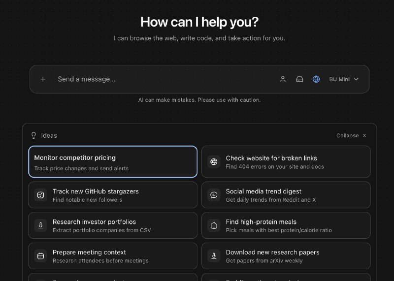 7. BU标语：云端开放爪（不过“Openclaw”可能是特定的技术、项目或产品名称，如果它有专门的中文译名，需结合具体背景来确定更准确表述 ）介绍：只需一个指令，就能部署完全自主的人工智能智能体