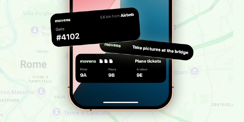 Movens: Your travel organizer, live on the Lock Screen | Product Hunt