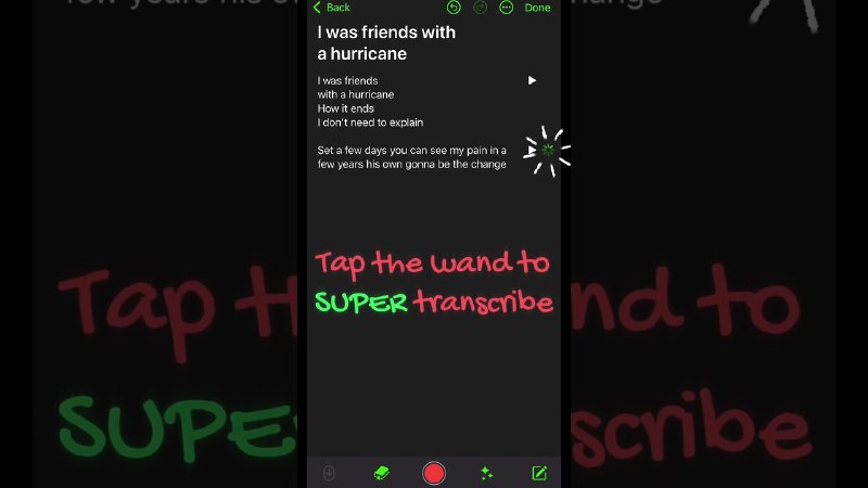 4. Spit Notes标语：一款能将歌词和音频整合在一起的歌曲创作应用程序介绍：对于那些一边记录语音备忘录，一边记笔记的词曲作者来说，Spit Notes 这款 iOS 应用终于实现了音频与歌词的关联