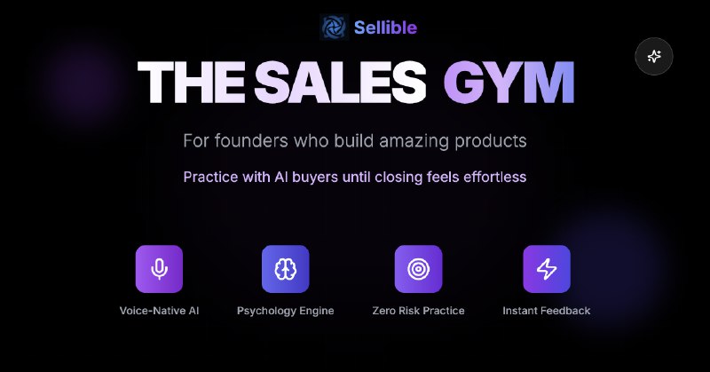 10. Sellible标语：面向创业者的销售实战训练营这里把“sales gym”形象地意译为“销售实战训练营” ，“gym”原指健身房，有通过锻炼提升能力的意思，结合语境对于创业者来说，“销售实战训练营”能让他们在销售方面得到锻炼和提升，比较符合科普杂志或日常对话的风格