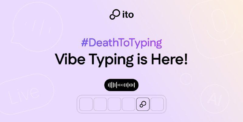 5. Ito标语：随时随地用语音输入文字（开源项目）介绍：伊藤（Ito）是一款适用于苹果和微软系统的开源语音助手，它能在任何应用程序中将你的意图转化为智能文本