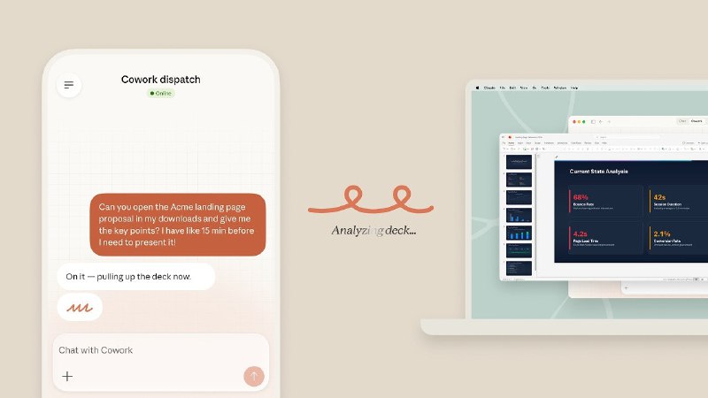 PH今日热榜 | 2026-03-191. Claude Dispatch标语：用“Dispatch”应用从你的手机上给Claude发送消息