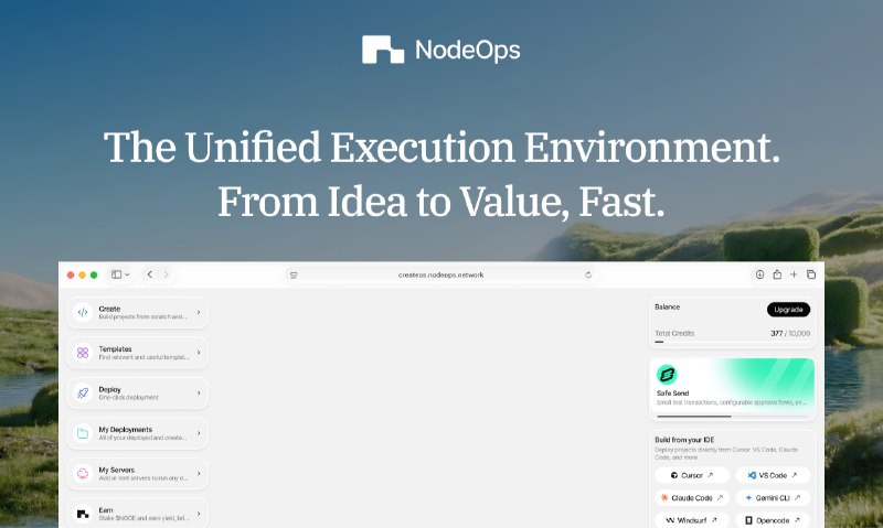 PH今日热榜 | 2026-02-051. CreateOS标语：在一个平台上，用任意AI编码工具构建并部署应用程序