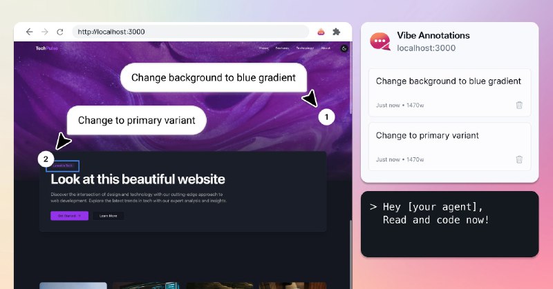 10. Vibe Annotations标语：通过编写可视化注释，让你的灵动编码工作流程效率提升至原来的10倍