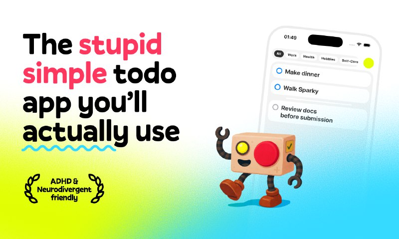 8. Stupido标语：用语音就能轻松添加和更新待办事项清单啦！介绍：一款简单到你一定会用的待办事项清单应用！只需轻点那个大大的红色按钮，说出你的想法，待办事项便会立即出现，还会被智能分类，随时等你去处理