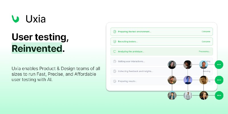 Uxia: Validate your User flows UX & UI in seconds with AI | Product Hunt
