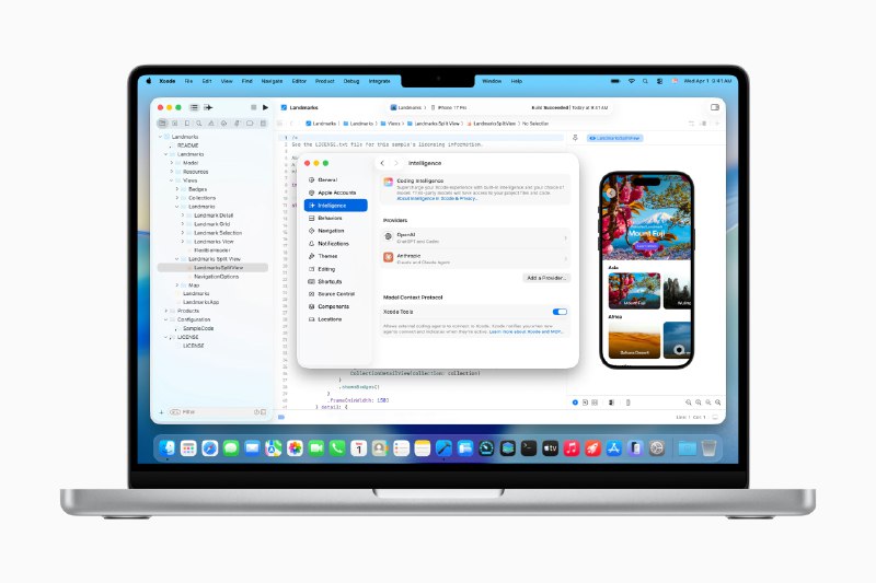 3. Xcode 26.3标语：利用编码智能体自主处理复杂任务