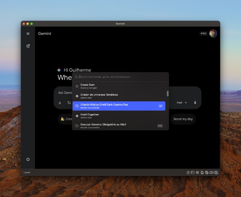 9. Gemlet标语：适用于 macOS 系统、以键盘操作为主的原生 Gemini 客户端注：“Gemini” 可能是特定软件、项目或服务的名称，若有更准确的背景信息，可对其翻译进行更精准的调整