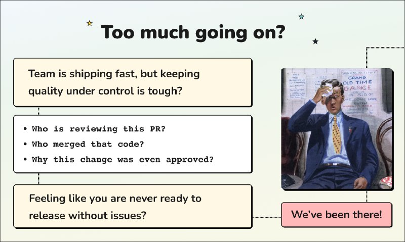 PH今日热榜 | 2025-08-211. Warestack标语：确保安全发布的自主式防护措施这里“Agentic”可以理解为具有一定自主性、能动性的，“guardrails”原指护栏，在这个语境里表示起到防护、保障作用的措施，“safe releases”就是安全发布