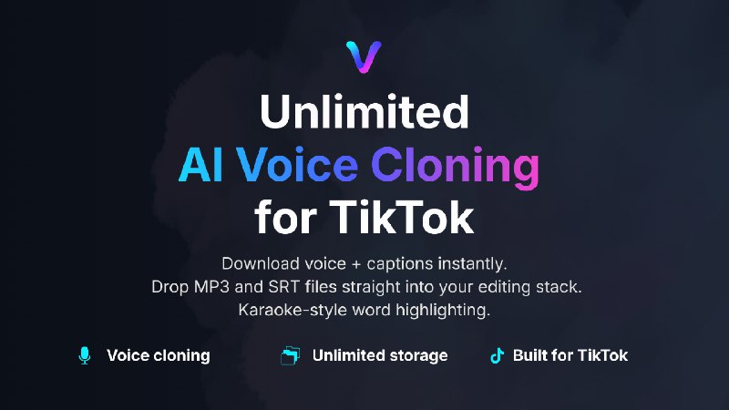 7. VocalLab.ai标语：无限免费的AI语音克隆，支持导出MP3和SRT文件解析：这句话描述了一项服务的特性，“Unlimited Free”直译为“无限免费”，“AI Voice Cloning”是“AI语音克隆”，“MP3 + SRT Exports”表示“支持导出MP3和SRT文件” ，整体这样翻译符合科普杂志或日常对话的风格