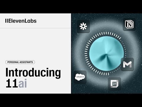 8. 11.ai by ElevenLabs标语：以语音优先、能付诸行动的人工智能助手介绍：11.ai是ElevenLabs推出的一款以语音功能为先的新型人工智能助手