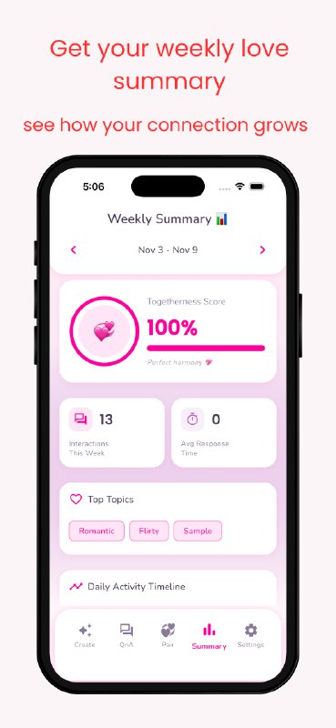 5. We2标语：由人工智能驱动的问题，能让情侣迅速拉近彼此距离