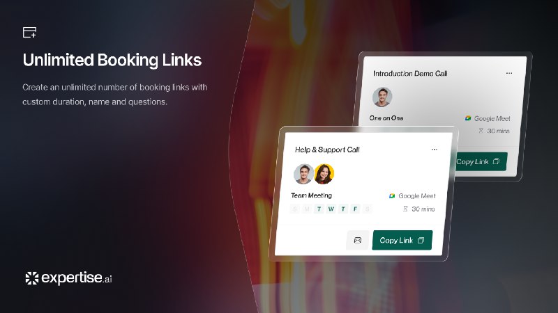 7. Expertise Booking标语：快来体验这款原生人工智能日历，感受它的奇妙魅力吧！注：“Go Bananas”常见意思是“发疯、发狂”，这里结合语境可以理解为带着一种兴奋、激动的情绪去体验，意译为“感受它的奇妙魅力”