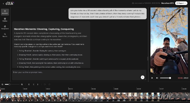 8. Clik - Cursor for Video标语：我们把视频剪辑变成了一场对话