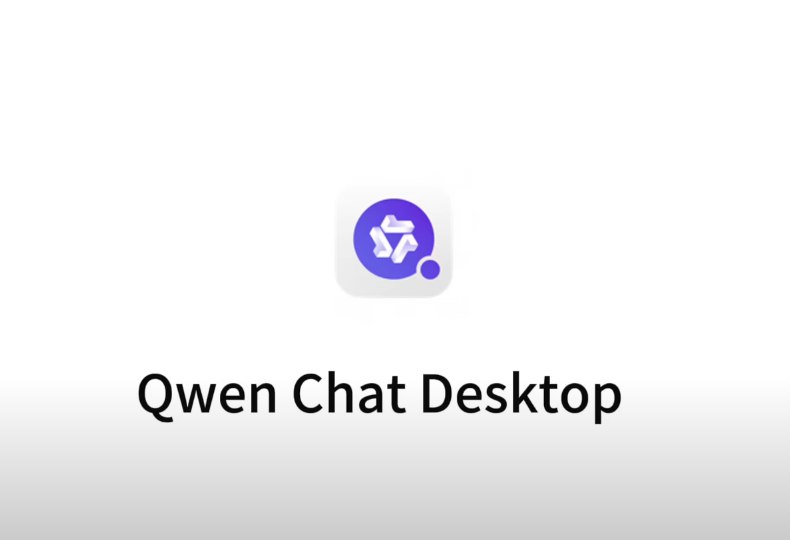 4. Qwen Chat for Desktop标语：通义千问聊天版现在已支持 macOS 系统啦