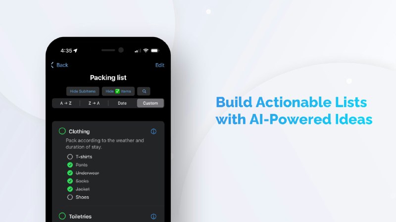 PH今日热榜 | 2025-07-211. Checklist Genie标语：只需动动嘴，借助人工智能就能创建可共享的清单啦！介绍：这是一种既智能又简便的方式，能让你在瞬间创建并分享清单