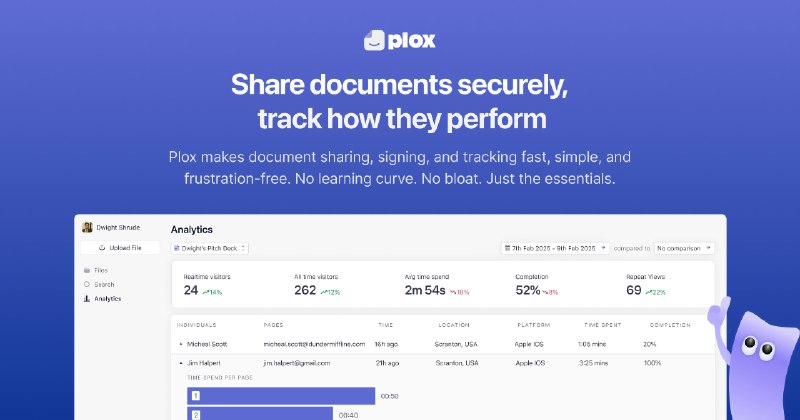 4. Plox标语：最实惠的DocSend替代方案注：DocSend是一款文档共享和分析平台，如果它在你所处的语境中有特定的更合适的中文名称，你可以替换“DocSend”