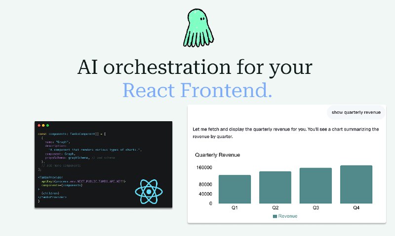 5. tambo标语：一款用于 React 的人工智能编排框架，开源项目