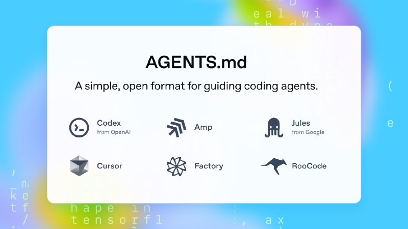 8. AGENTS.md标语：一份使用说明，不过这是关于你的人工智能代码编写助手的