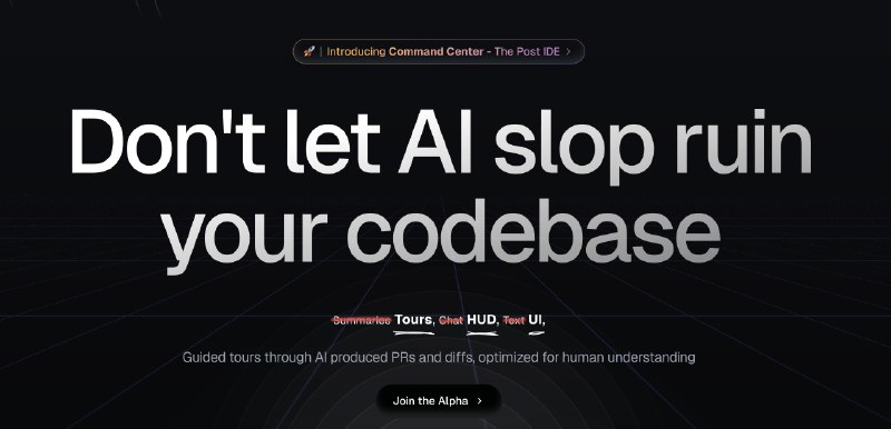 5. Command Center标语：理解、审查和重构代码的速度提升 20 倍