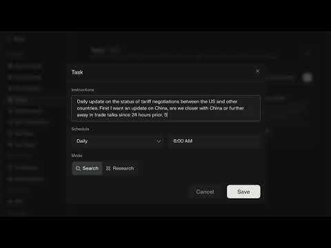 2. Perplexity Tasks标语：让你的日常活动更高效