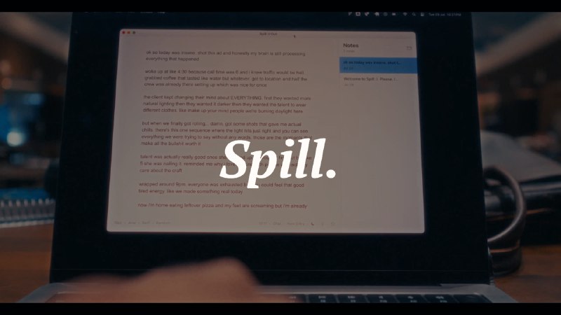 2. Spill标语：简约式自由写作应用程序解释：“minimalist”表示简约的、极简主义的；“freewriting”指自由写作，即不受格式、语法等严格限制进行写作；“app”是应用程序的常见缩写