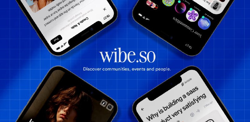 2. Wibe for creators标语：有一个很棒的社区平台可以帮你扩大受众群体