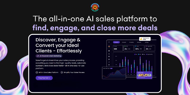 3. SalesTarget.ai标语：借助你的人工智能销售搭档，实现企业对企业（B2B）拓展工作的自动化
