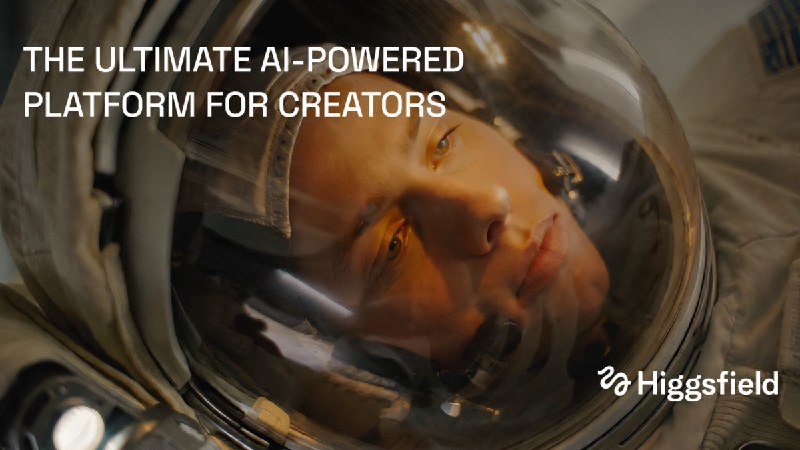 3. Higgsfield Vibe-Motion标语：在编辑画布中只需一个指令就能创建动态图像