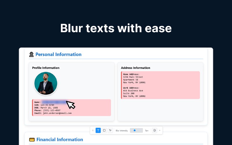 PH今日热榜 | 2025-08-101. Blur It标语：轻松模糊敏感信息介绍：轻松隐藏网页上的文本、图像、表单等敏感信息