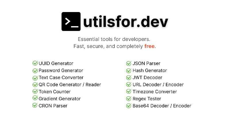 5. utilsfor.dev标语：开发者工具介绍：一套对开发者有用的工具集Product Hunt: 查看详情产品网站: 立即访问关键词：开发者工具,utilsfor.dev,实用开发工具票数：🔺242是否精选：是发布时间：2025年06月13日 PM03:01 (北京时间)