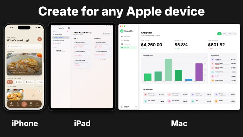 9. Nativeline标语：借助人工智能开发原生 Swift 语言的 iPhone、iPad 和 Mac 应用程序