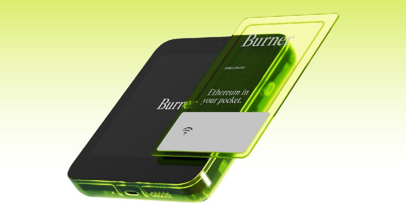 9. Burner Terminal标语：点击支付稳定币这里“Tap to Pay”常见意思是“点击支付” ，“Stablecoins”指的是“稳定币”，一种价格相对稳定的加密货币