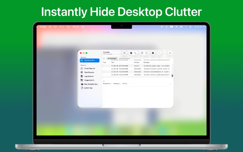 9. Hush标语：在屏幕共享时，模糊你的杂乱桌面以隐藏它
